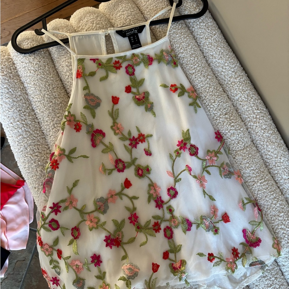 Floral Embroidered Top